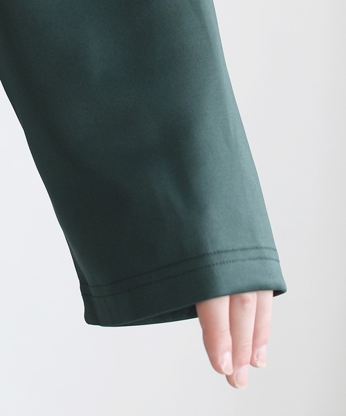 ETELIO（エテリオ）の「ボリューム袖ハイカウントポンチプルパーカー（パーカー・メンズ・チャコール/ブラック/モカ/ワイン/グリーン・L/S/M）」の22枚目の写真