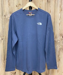 ボックスロゴバックプリントクルーネックロングTシャツ