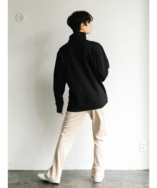 koe（コエ）の「アンチピリング加工TC裏起毛ハーフジップPO*（スウェット・レディース・ライトベージュ/ブラック/グリーン/ピンク/ライトグレー/ブルー・L/S/M）」の16枚目の写真