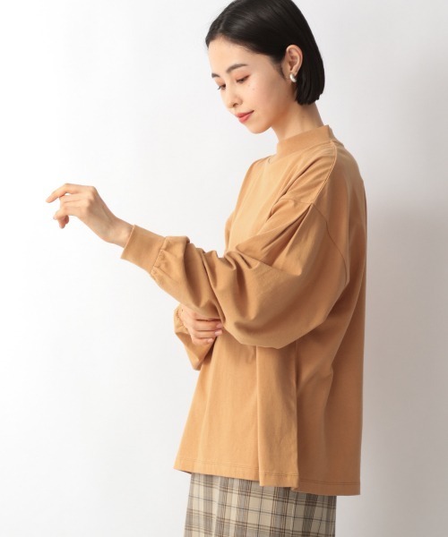 LOWRYS FARM（ローリーズファーム）の「モックネックロンＴＬＳ　216179（Tシャツ/カットソー・レディース・ホワイト/ブラック/オレンジ・FREE）」の11枚目の写真