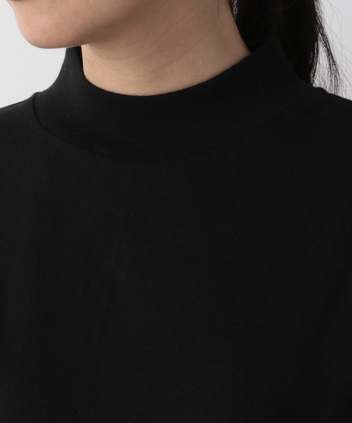 LOWRYS FARM（ローリーズファーム）の「モックネックロンＴＬＳ　216179（Tシャツ/カットソー・レディース・ホワイト/ブラック/オレンジ・FREE）」の8枚目の写真