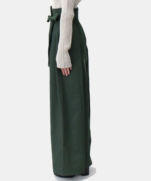 STYLEBLOCK（スタイルブロック）の「ツイルラップ風パンツ（その他パンツ・レディース・グリーン/ホワイト系その他/ベージュ/ブラック・M）」の8枚目の写真
