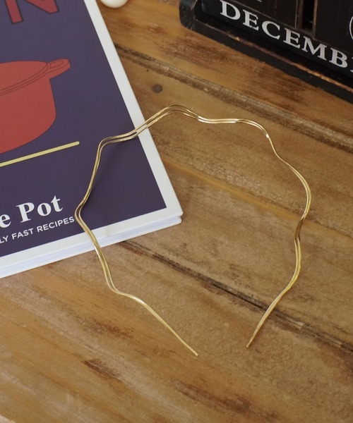 Port（ポート）の「ウェーブ メタル カチューシャ（カチューシャ・レディース・ゴールド/シルバー系その他/シルバー/ゴールド系その他・FREE）」の17枚目の写真