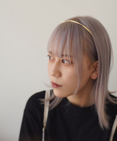 Port（ポート）の「ウェーブ メタル カチューシャ（カチューシャ・レディース・ゴールド/シルバー系その他/シルバー/ゴールド系その他・FREE）」の11枚目の写真