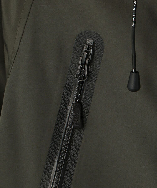 schott（ショット）の「Schott/ショット/SNORKEL DOWN PARKA/シュノーケル ダウンパーカー（ダウンジャケット/コート・メンズ・ブラック/オリーブ/その他/タン・SMALL/MEDIUM/LARGE/X-LARGE/XX-LARGE）」の10枚目の写真