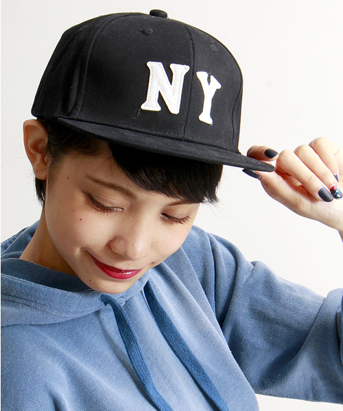 WEGO（ウィゴー）の「WEGO/NYベースボールキャップ（キャップ・メンズ・その他1/ホワイト/ブラック/ベージュ/ネイビー・FREE）」の3枚目の写真