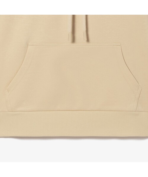 LACOST ストライプクロックエンブレムフーディスウェットシャツ　パーカー LACOSTE（ラコステ）の「ストライプクロックエンブレムフーディ