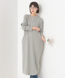 OMNES（オムネス）の「ハニカムストレッチワッフル切り替えヘンリーワンピース（ワンピース）」