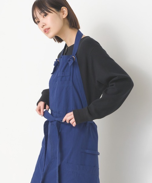 OMNES（オムネス）の「ハニカムストレッチワッフル切り替えヘンリーワンピース（ワンピース・レディース・ブルーグレー/ラベンダー/アイボリー/ブラック/ライトグレー・SMALL/MEDIUM）」の18枚目の写真