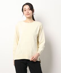 INTERPLANET | ストーン加工ボートネックプルオーバー(ニット/セーター)