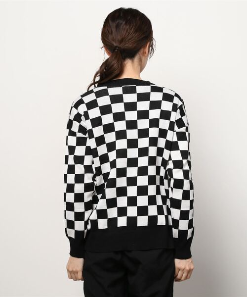 Figments(フィグメンツ)の「チェッカーカーディガン(カーディガン/ボレロ・レディース・ブラック・FREE)」の12枚目の写真