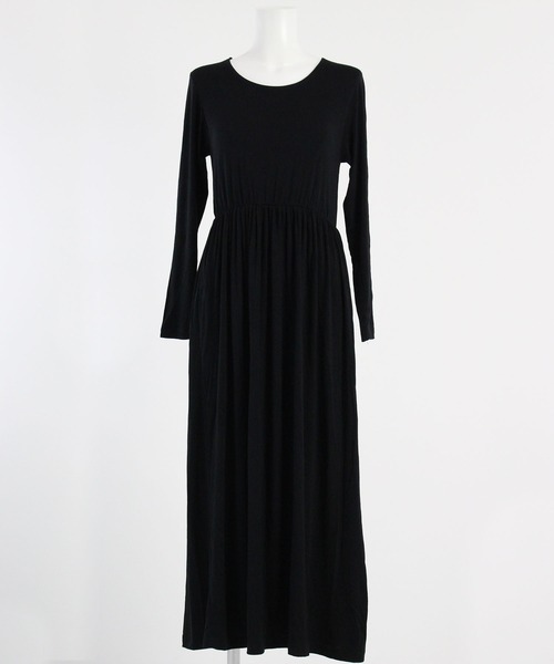 CHOCOA（チョコア）の「マキシリングマタニティ授乳ワンピース（マタニティウェア/グッズ・レディース・ブラック/グレー・FREE）」の17枚目の写真