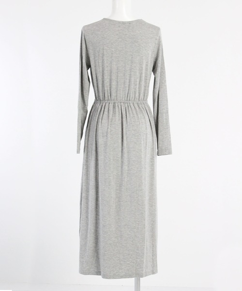 CHOCOA（チョコア）の「マキシリングマタニティ授乳ワンピース（マタニティウェア/グッズ・レディース・ブラック/グレー・FREE）」の20枚目の写真