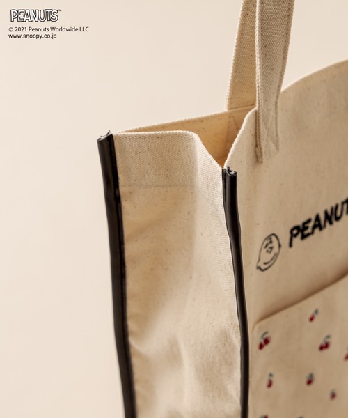 PEANUTS（ピーナッツ）の「PEANUTSトートBag（トートバッグ・レディース・アイボリー/ライトブラウン/ブラック・FREE）」の20枚目の写真