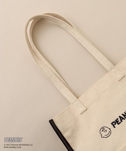 PEANUTS（ピーナッツ）の「PEANUTSトートBag（トートバッグ・レディース・アイボリー/ライトブラウン/ブラック・FREE）」の22枚目の写真
