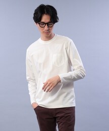 TAKEO KIKUCHI | 【Sサイズ～】シルケットポンチ 長袖 カットソー(Tシャツ/カットソー)