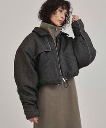 ショートボンバージャケット/ダウンジャケット