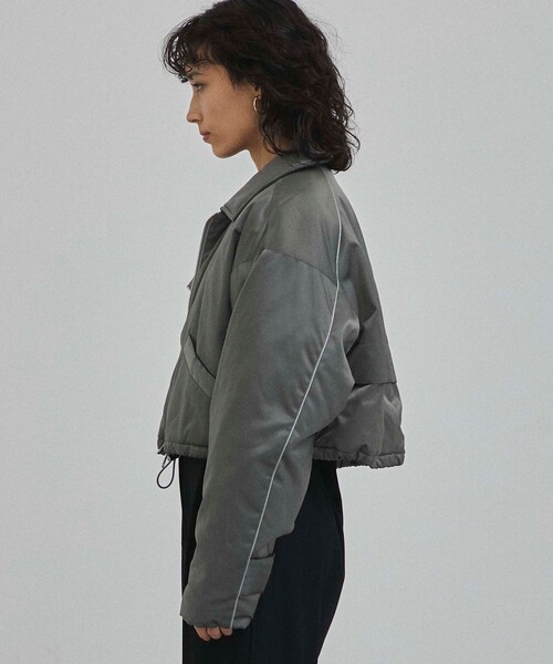 CITY TOKYO（シティトウキョウ）の「ショートボンバージャケット/ダウンジャケット（ダウンジャケット/コート・レディース・グレー/その他2・FREE）」の20枚目の写真