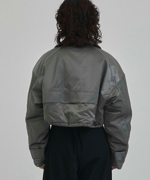 CITY TOKYO（シティトウキョウ）の「ショートボンバージャケット/ダウンジャケット（ダウンジャケット/コート・レディース・グレー/その他2・FREE）」の8枚目の写真