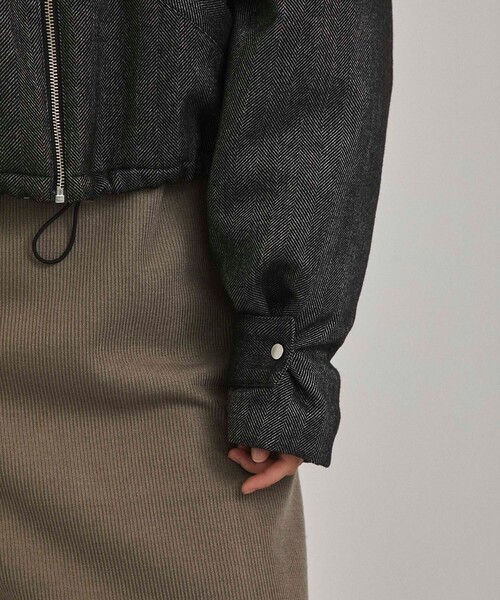 CITY TOKYO（シティトウキョウ）の「ショートボンバージャケット/ダウンジャケット（ダウンジャケット/コート・レディース・グレー/その他2・FREE）」の10枚目の写真