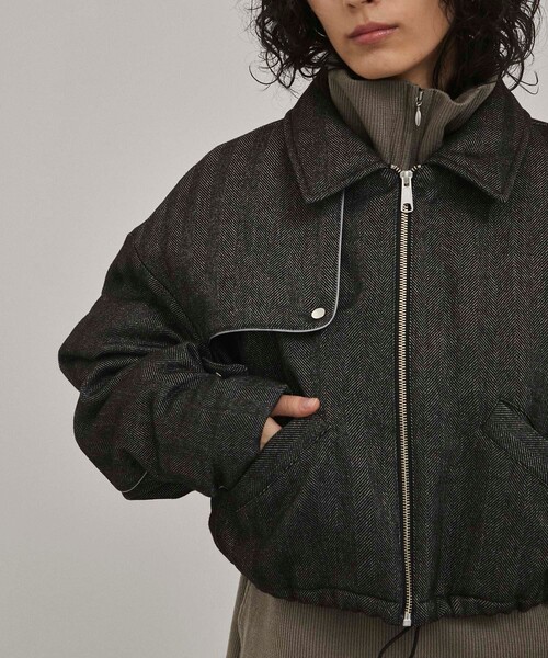 CITY TOKYO（シティトウキョウ）の「ショートボンバージャケット/ダウンジャケット（ダウンジャケット/コート・レディース・グレー/その他2・FREE）」の18枚目の写真