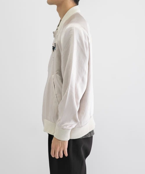 PHINGERIN(フィンガリン)の「PHINGERIN HEEL LIP SOUVENIR JACKET(スタジャン・メンズ・ベージュ・MEDIUM)」の7枚目の写真