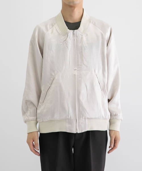 PHINGERIN(フィンガリン)の「PHINGERIN HEEL LIP SOUVENIR JACKET(スタジャン・メンズ・ベージュ・MEDIUM)」の9枚目の写真