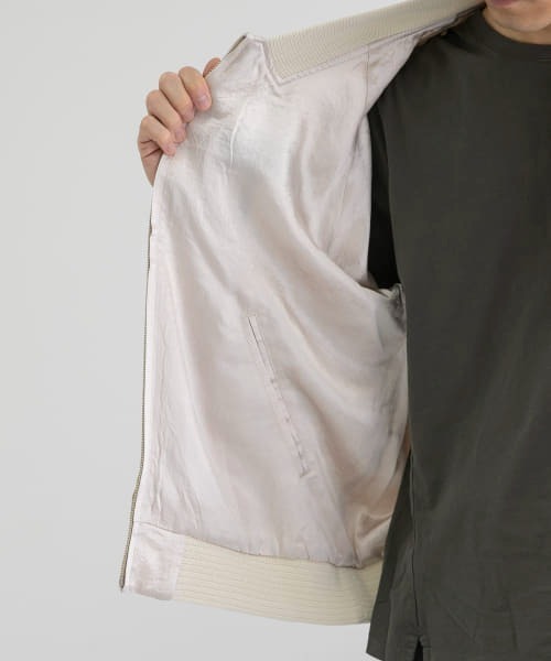 PHINGERIN(フィンガリン)の「PHINGERIN HEEL LIP SOUVENIR JACKET(スタジャン・メンズ・ベージュ・MEDIUM)」の14枚目の写真