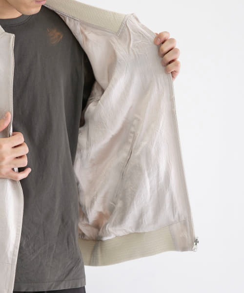 PHINGERIN(フィンガリン)の「PHINGERIN HEEL LIP SOUVENIR JACKET(スタジャン・メンズ・ベージュ・MEDIUM)」の15枚目の写真