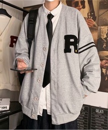 カレッジ風 ビッグカーディガン