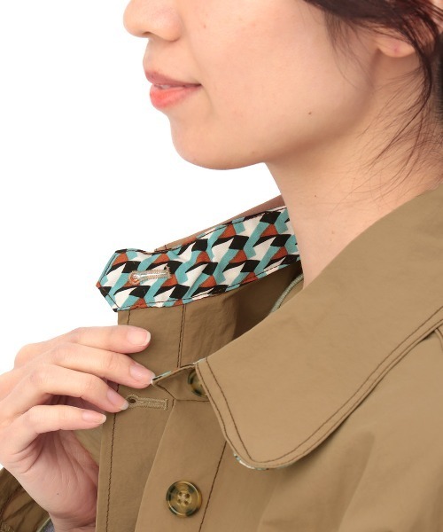 チチカカ（チチカカ）の「シングルコート（ステンカラーコート・レディース・ブラウン/カーキ・FREE）」の15枚目の写真