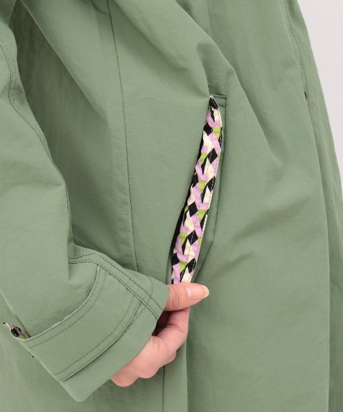 チチカカ（チチカカ）の「シングルコート（ステンカラーコート・レディース・ブラウン/カーキ・FREE）」の19枚目の写真