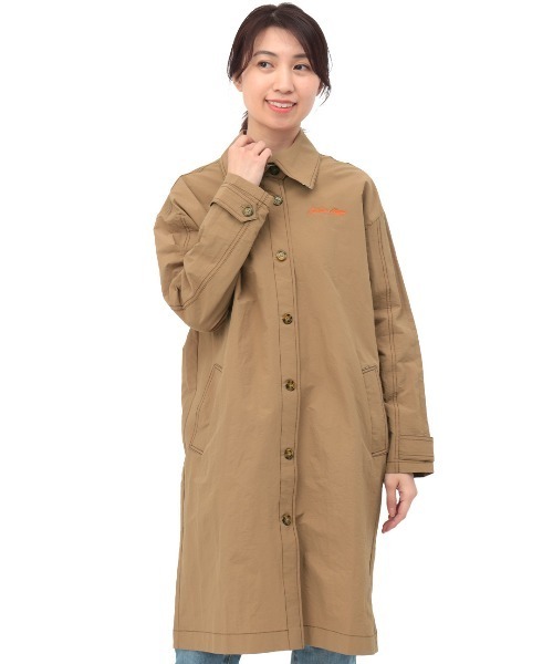 チチカカ（チチカカ）の「シングルコート（ステンカラーコート・レディース・ブラウン/カーキ・FREE）」の9枚目の写真