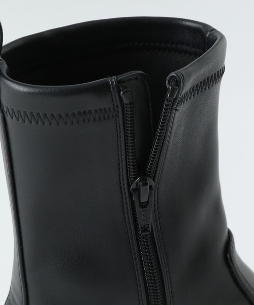 A part by（アパートバイ）の「トラックソールブーツ 265106（ブーツ・レディース・ブラック/オフホワイト・MEDIUM/LARGE）」の11枚目の写真