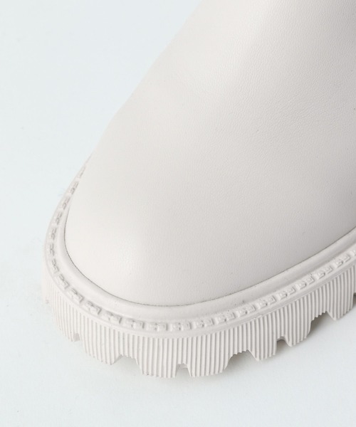 A part by（アパートバイ）の「トラックソールブーツ 265106（ブーツ・レディース・ブラック/オフホワイト・MEDIUM/LARGE）」の12枚目の写真