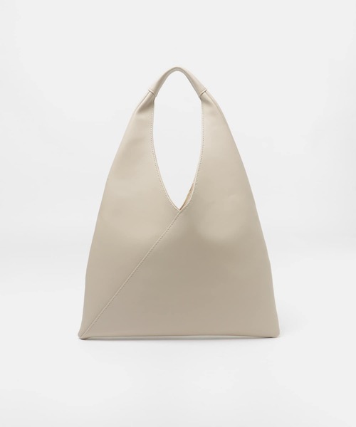 ITEMS URBANRESEARCH(アイテムズ アーバンリサーチ)の「PUトライアングルトート(トートバッグ・レディース・ブラック/グレー系その他・-)」の10枚目の写真