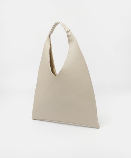 ITEMS URBANRESEARCH(アイテムズ アーバンリサーチ)の「PUトライアングルトート(トートバッグ・レディース・ブラック/グレー系その他・-)」の9枚目の写真