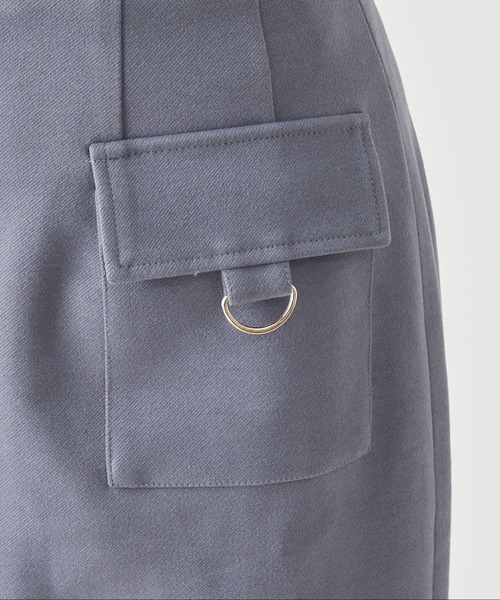 ROYAL PARTY(ロイヤルパーティー)の「フロントZIPハイウエストタイトスカート(スカート・レディース・イエロー/ブルー/オフホワイト・FREE)」の22枚目の写真