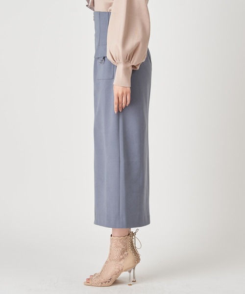 ROYAL PARTY(ロイヤルパーティー)の「フロントZIPハイウエストタイトスカート(スカート・レディース・イエロー/ブルー/オフホワイト・FREE)」の16枚目の写真