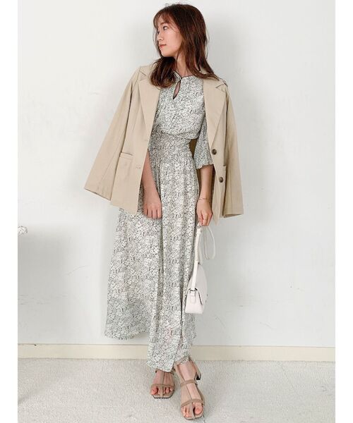 dazzlin（ダズリン）の「シングルオーバーテーラードジャケット（テーラードジャケット・レディース・その他1/ベージュ・FREE）」の6枚目の写真