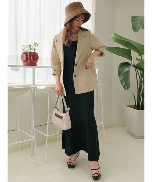 dazzlin（ダズリン）の「シングルオーバーテーラードジャケット（テーラードジャケット・レディース・その他1/ベージュ・FREE）」の12枚目の写真