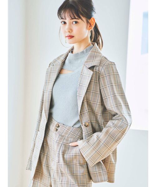 dazzlin（ダズリン）の「シングルオーバーテーラードジャケット（テーラードジャケット・レディース・その他1/ベージュ・FREE）」の16枚目の写真