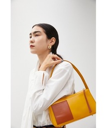 配色ポケットワンハンドルショルダー