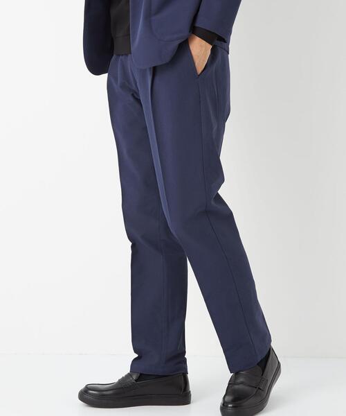 WORK TRIP OUTFITS GREEN LABEL RELAXING（ワークトリップアウトフィッツグリーンレーベル リラクシング）の「WTO キマワシ イージーパンツ -ウォッシャブル・防シワ・ストレッチ- ＊＊（その他パンツ・メンズ・ネイビー/グレー・S/76/M/80/L/84/XL/88）」の2枚目の写真