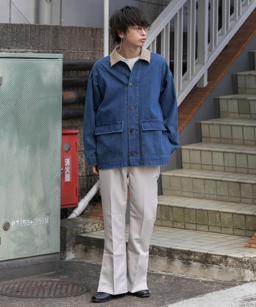 SENSE OF PLACE by URBAN RESEARCH(センスオブプレイスバイアーバンリサーチ)の「デニムカバーオール(カバーオール・メンズ・ブラック/インディゴブルー/アイボリー・MEDIUM/LARGE)」の7枚目の写真