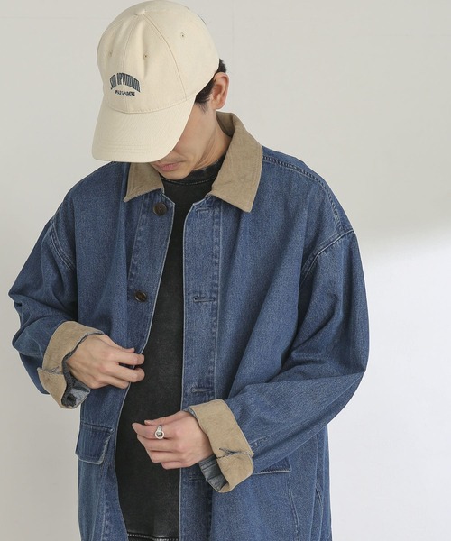 SENSE OF PLACE by URBAN RESEARCH(センスオブプレイスバイアーバンリサーチ)の「デニムカバーオール(カバーオール・メンズ・ブラック/インディゴブルー/アイボリー・MEDIUM/LARGE)」の10枚目の写真