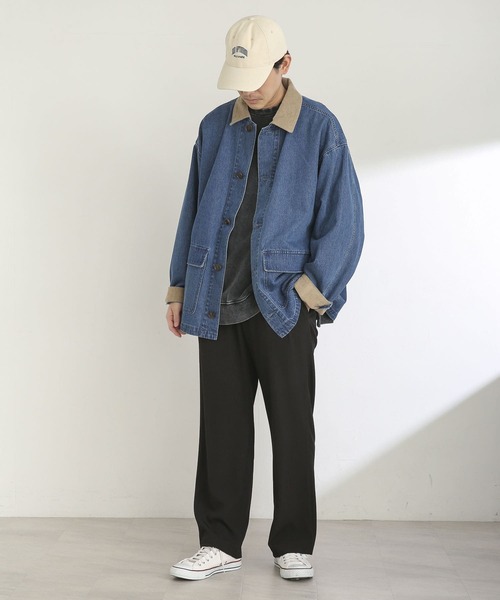 SENSE OF PLACE by URBAN RESEARCH(センスオブプレイスバイアーバンリサーチ)の「デニムカバーオール(カバーオール・メンズ・ブラック/インディゴブルー/アイボリー・MEDIUM/LARGE)」の13枚目の写真