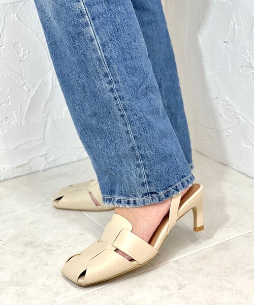 ESPERANZA(エスペランサ)の「◆ケージバックスリングミュール(サンダル・レディース・ブラック/ベージュ・LL/S/M/L)」の14枚目の写真