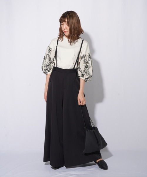malla（マーラ）の「malla マーラ　ボタニカル刺繍プルオーバー（その他トップス・レディース・オフホワイト/ブラック・FREE）」の13枚目の写真