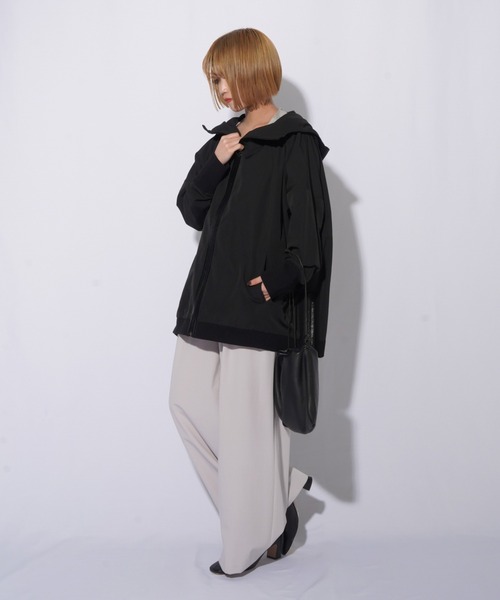 AVIE（アビィ）の「AVIE×LC/LLL　テントラインパーカ（その他アウター・レディース・ブラック/ベージュ・FREE）」の6枚目の写真